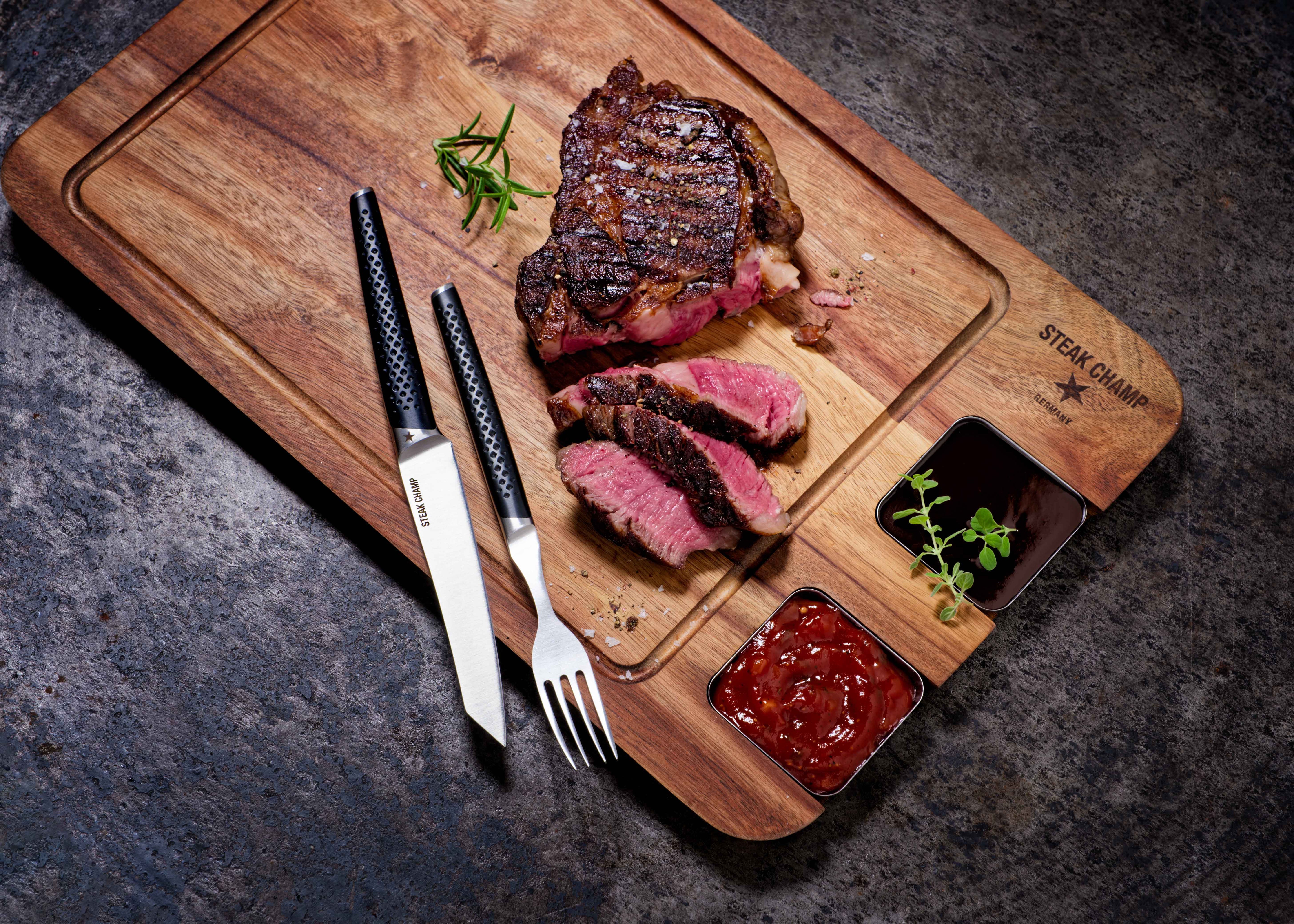Steak Cutlery 2+2 "Prime Rib" | Magnetic Box