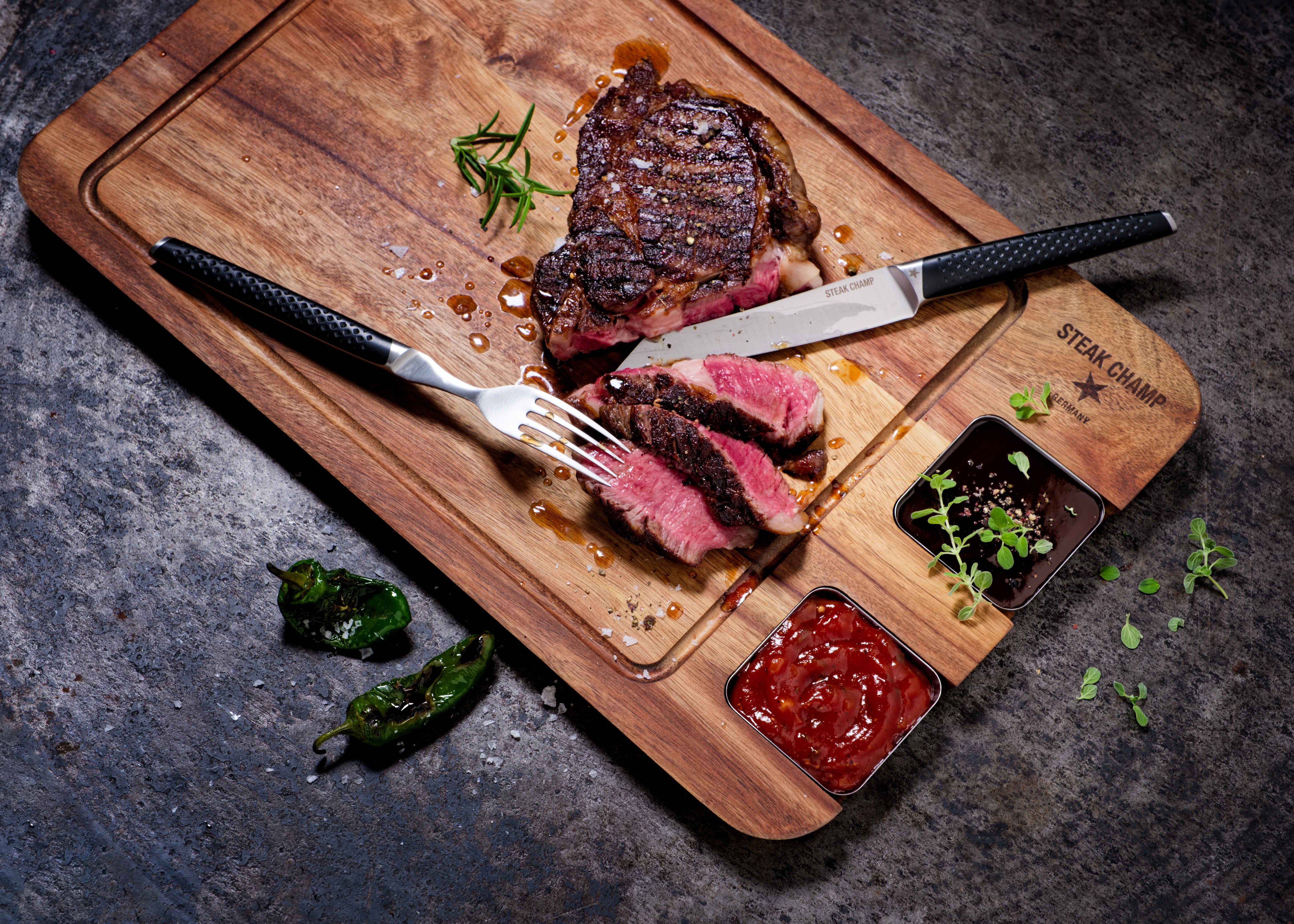 Steak Cutlery 2+2 "Prime Rib" | Magnetic Box