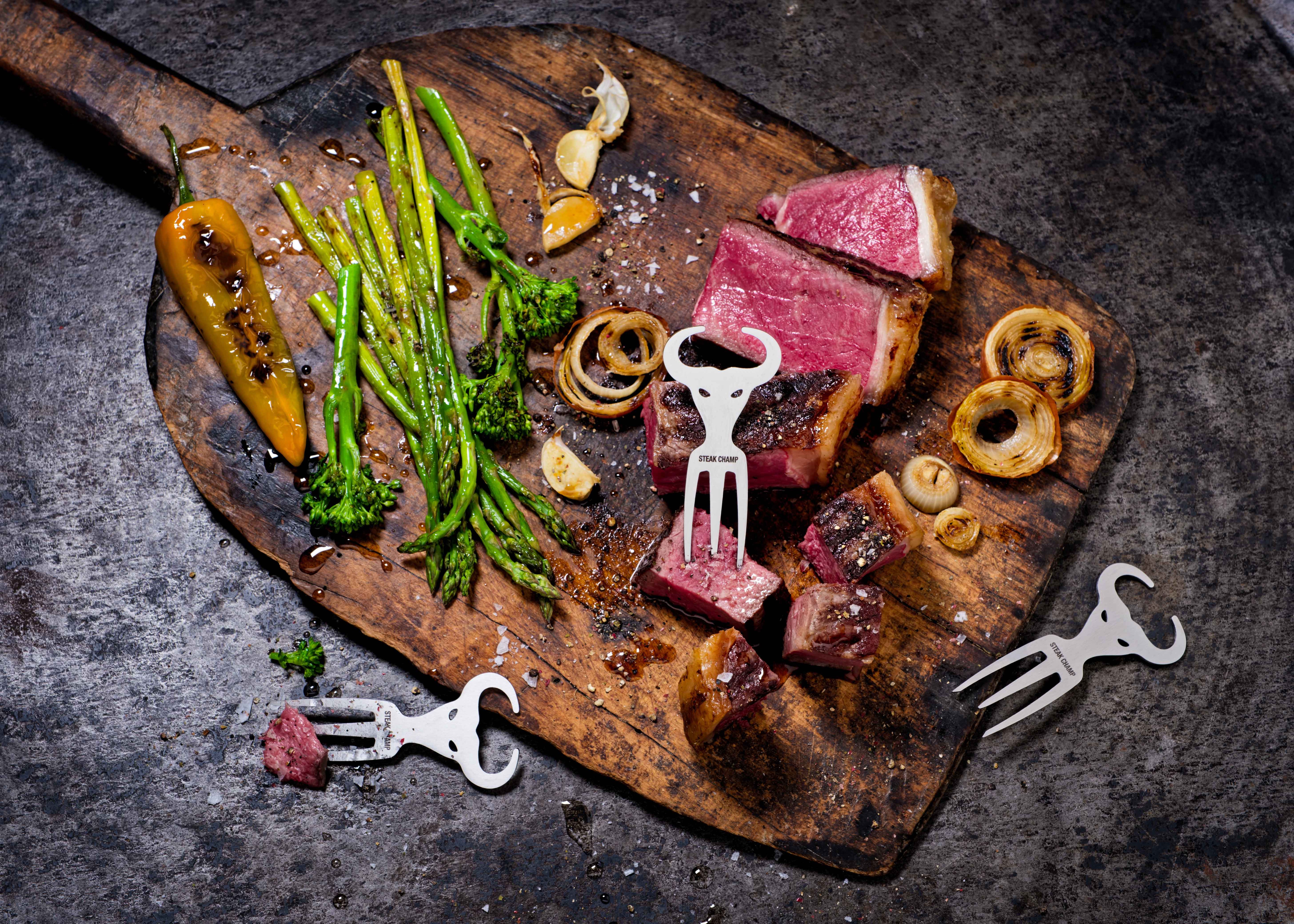 BABY BULL FORK | BBQ-SNACKGABEL, 10ER-BOX