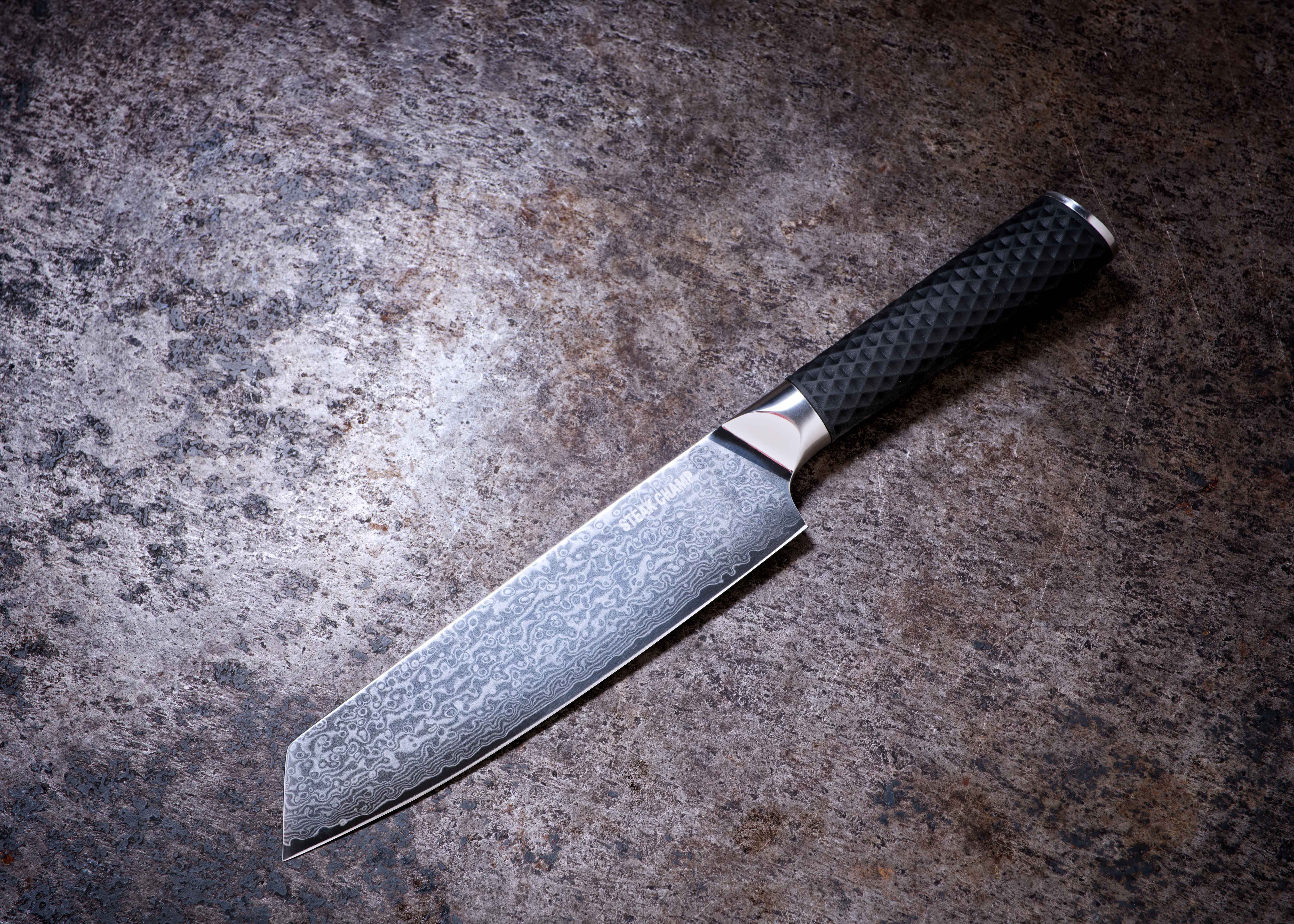 DAMAST KÜCHENMESSER „WAGYU“ | MIT LEDERSCHEIDE