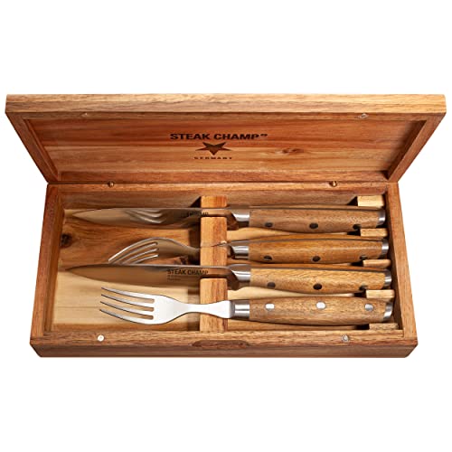 4pc Fork and Knife Set (X50CrMoV15 blades)
