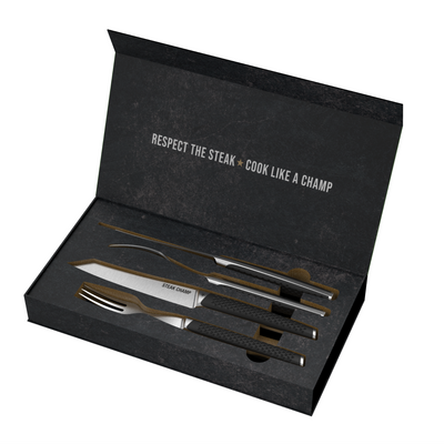 Steak Cutlery 2+2 "Prime Rib" | Magnetic Box