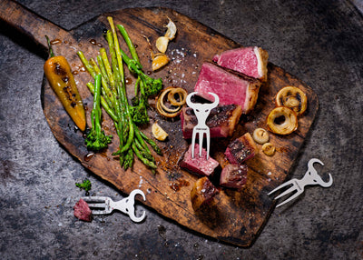 BABY BULL FORK | BBQ-SNACKGABEL, 10ER-BOX