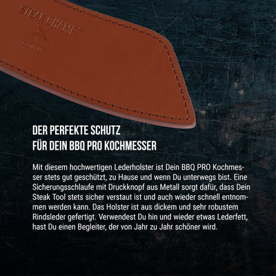 LEDERHÜLLE | BBQ PRO KOCHMESSER