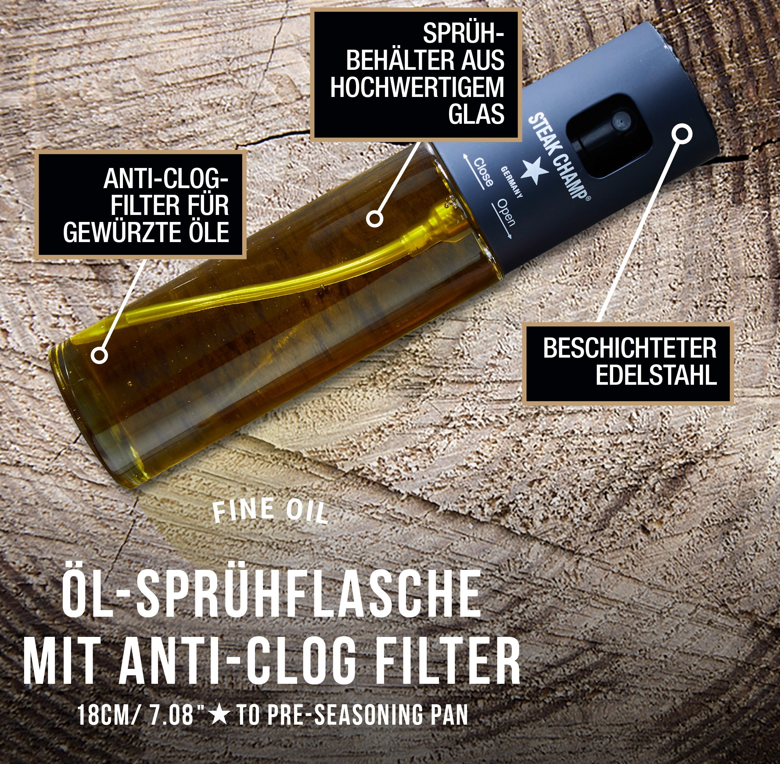 Fine Oil Sprayer Bottle