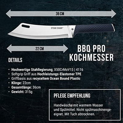 CHEF' KNIFE BBQ PRO | 8,5"/22 CM