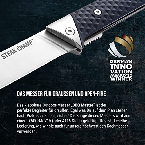 OUTDOOR-KLAPPMESSER | „BBQ MASTER“ 4,5" / 12 CM