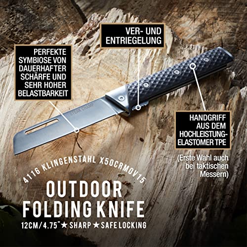 OUTDOOR-KLAPPMESSER | „BBQ MASTER“ 4,5" / 12 CM
